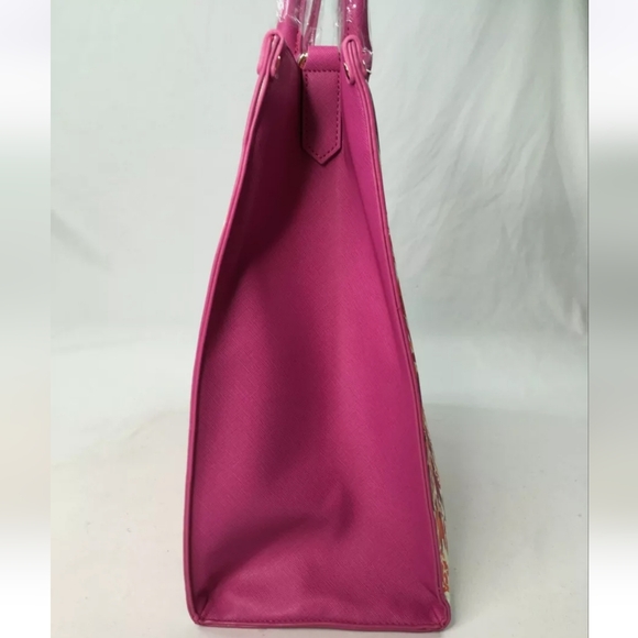 Trina Turk Majorelle Garden W/ Stripe Tote - Picture 5 of 8